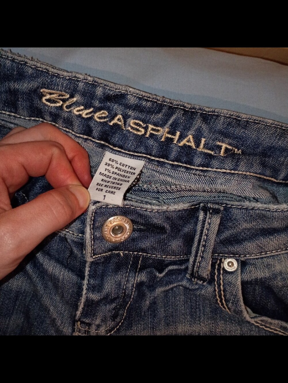 Blue Asphalt Women's Medium Blue Bootcut Jeans